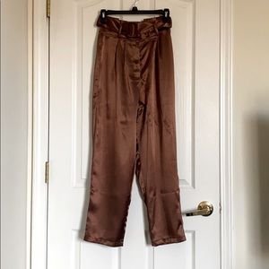 GOLDEN RUST PALAZZO PANTS